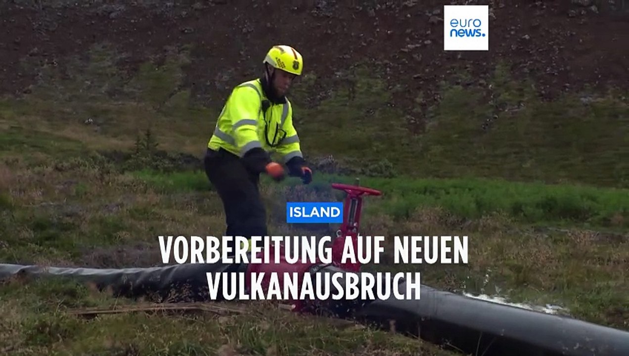 Island versucht sich vor neuem Vulkanausbruch zu schützen