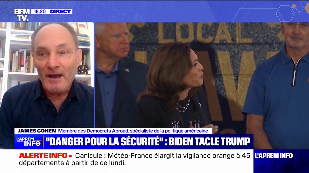 James Cohen (membre des "Democrats abroad France"): "Dans le camp Trump, on joue sur la peur"
