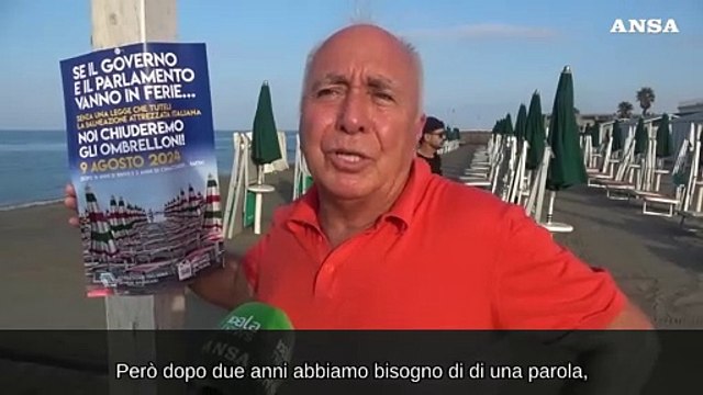 Balneari, ombrelloni chiusi per due ore ad Ostia: Il nostro 'sciopero gentile' per regole chiare