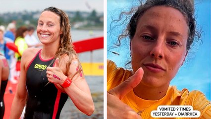 Leonie Beck, la deportista alemana que sufre problemas de salud por beber agua del río Sena en los Juegos de París