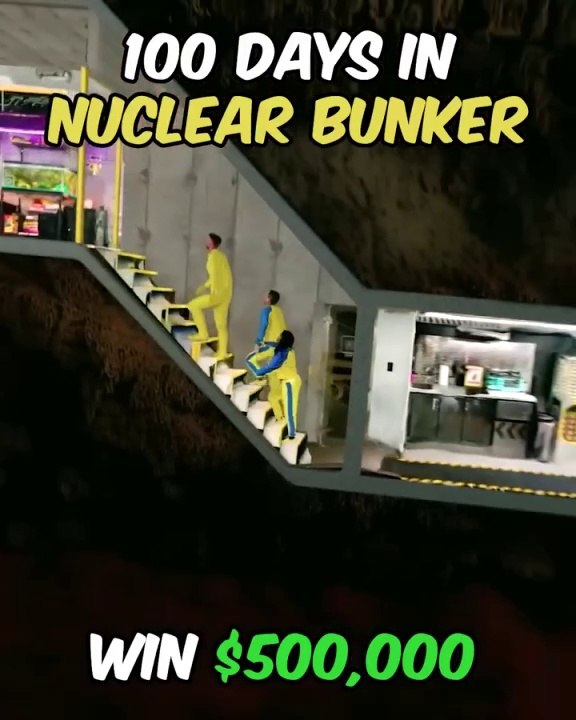 Survive 100 Days In Nuclear Bunker, Win $500,000