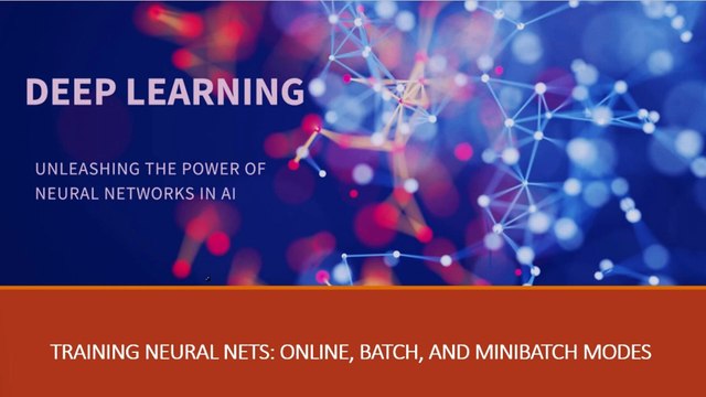 Mastering Neural Network Training: Online, Batch, and Minibatch Modes Explained! #deeplearning