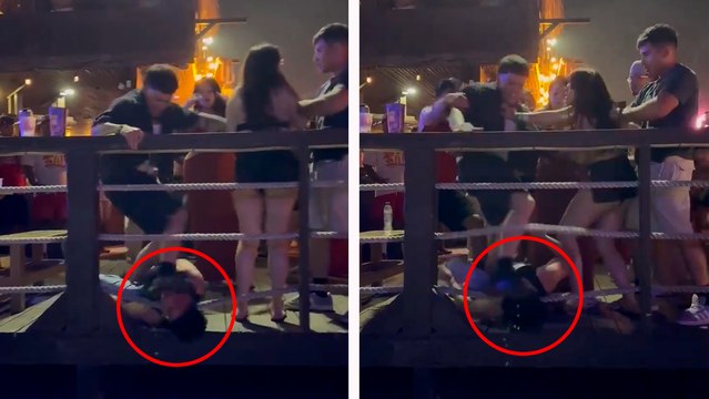 Brutal pelea se lleva los reflectores en Baja Beach Fest 2024, la noche en que Peso Pluma encabezaba el festival