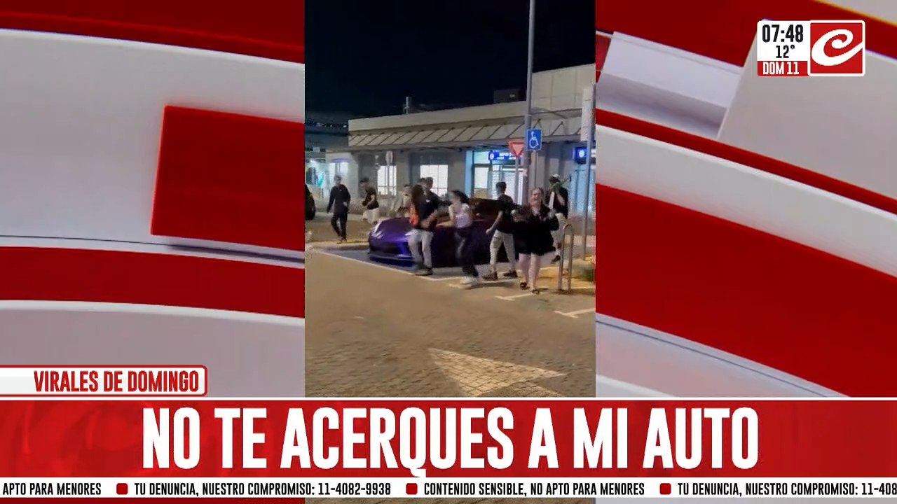 Viral: grabó las reacciones al activar la alarma de su auto de lujo y desata risas en las redes