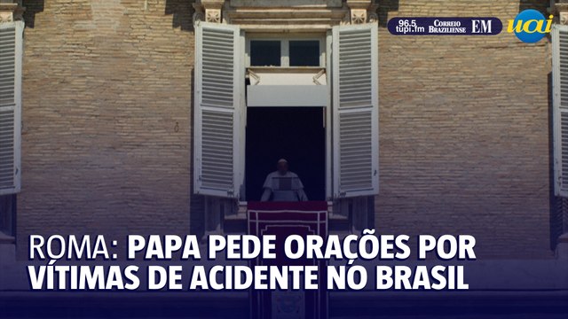 Papa pede orações por vítimas de acidente aéreo no Brasil