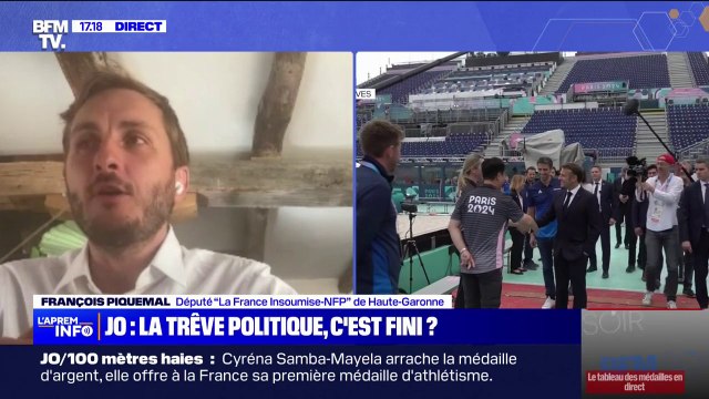 François Piquemal (député “La France Insoumise-NFP” de Haute-Garonne), sur les JO: Il y a eu des réussites, mais il y a eu aussi des angles morts