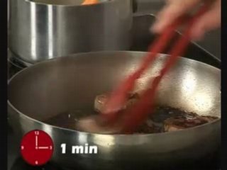 Recette de medaillon de porc et risotto au cacao