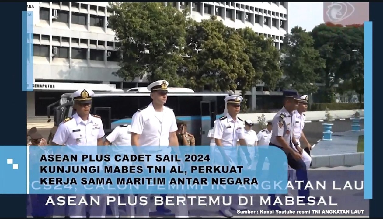 Asian Plus Cadet Sail 2024 Kunjungi Mabes TNI AL, Perkuat Kerjasama Maritim Antar Negara