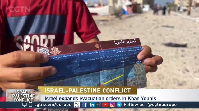 Israel-Palestine Conflict: Evacuation orders in Khan Younis