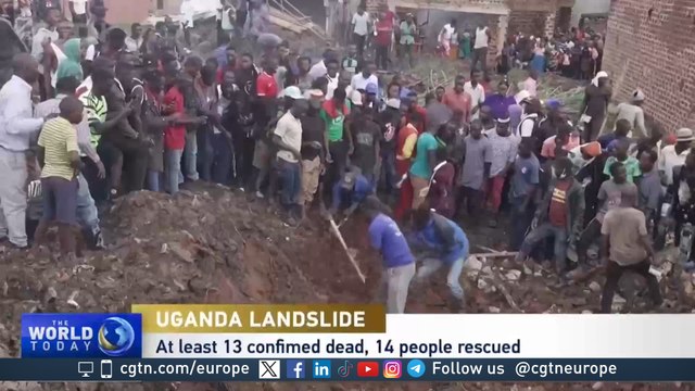 Rescuers search for survivors after Uganda landslide