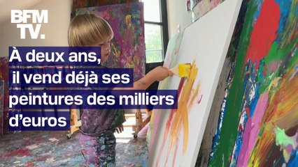Les peintures de ce petit garçon allemand de deux ans se vendent des milliers d’euros