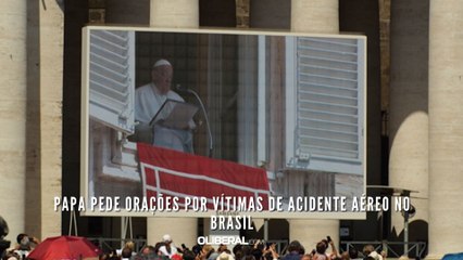 Tải video: Papa pede orações por vítimas de acidente aéreo no Brasil