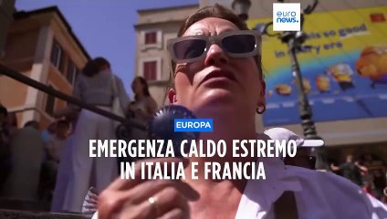 Download Video: Caldo, temperature sotto i 40 gradi e milioni di italiani in viaggio per esodo di Ferragosto