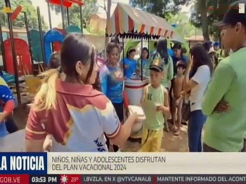 Caracas | Niñas y niños disfrutan del plan vacacional comunitario “Mostacho Fest” 2024