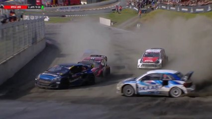 RallyX Nordic 2024 Estering 2 Supercars Final Larsson Spin Gravels