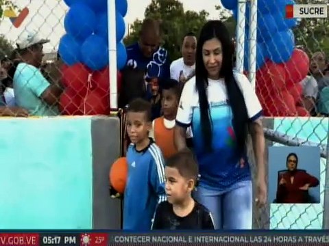 Sucre I En Cascajal la alcaldía de Cumaná rehabilita 40 espacios deportivos para la cultura y la paz