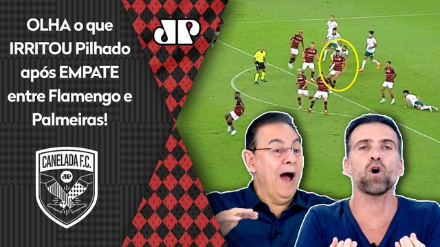 ISSO FOI RIDÍCULO! CHAMA A ATENÇÃO como o Flamengo... OLHA o que IRRITOU Pilhado contra Palmeiras!