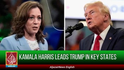 Kamala Harris Leads Trump In Key States | Aljazair News