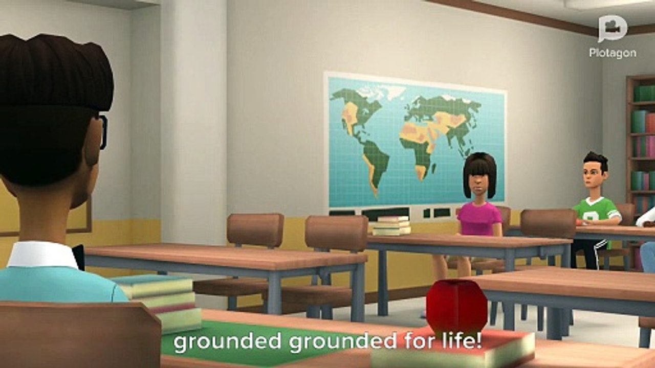 Caillou and Rosie behave at school_Ungrounded_Classic Caillou and his friends gets Grounded
