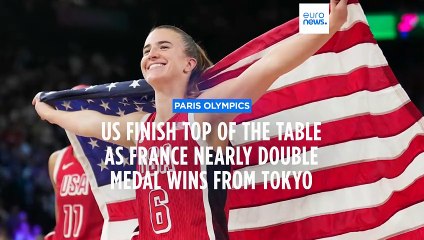 Au revoir! Paris hands over to Los Angeles in spectacular Olympics closing ceremony.