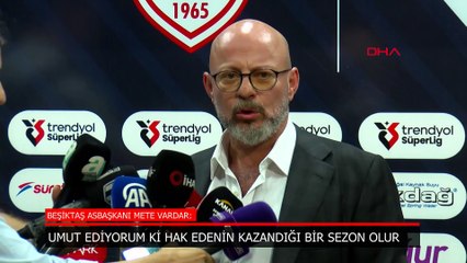 Mete Vardar: Hak edenin kazandığı bir sezon olsun