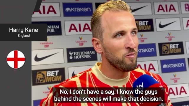 'Do my best for him' - Kane on England interim manager Carsley