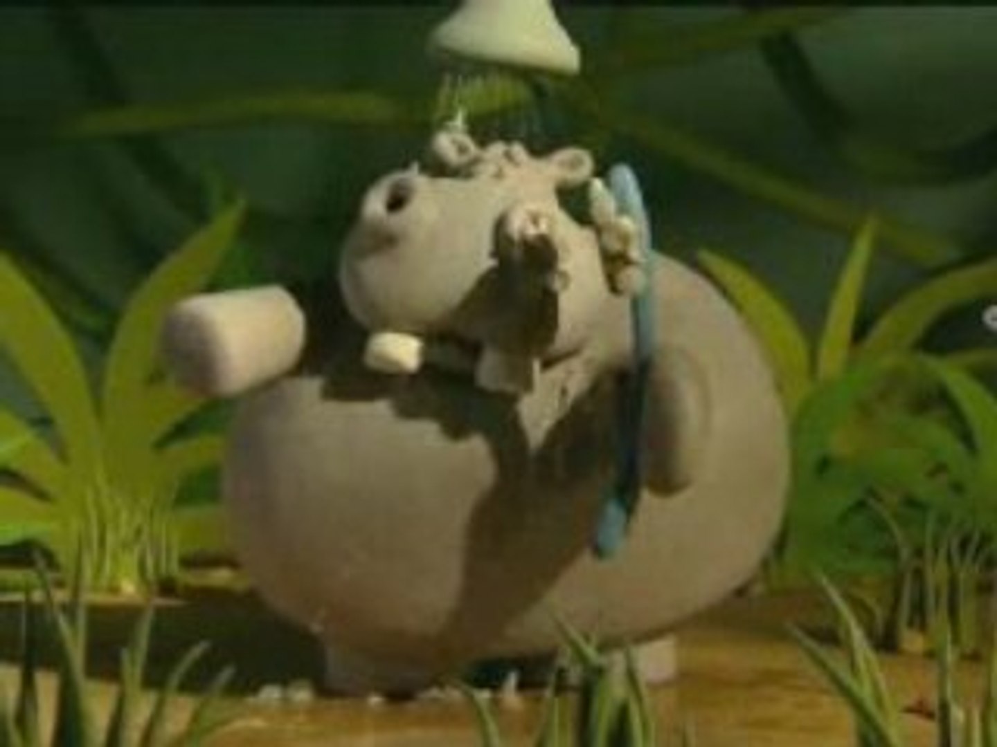 ⁣The animals save the planet hippo