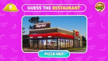 Guess the Fast Food Restaurant by Emoji? ð Monkey Quiz