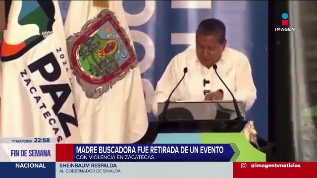 Madre buscadora es retirada de un evento con violencia en Zacatecas