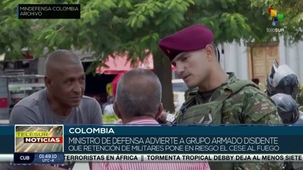 En Colombia retención de 60 militares pone en riesgo el alto al fuego