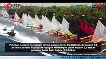 Rayakan HUT ke-53, Lanal Banyuwangi Gelar Lomba Perahu Layar Tradisional Lestarikan Budaya Pesisir