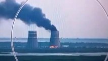 Zaporijya Nükleer Santrali’ndeki yangın böyle görüntülendi