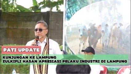 Mendag RI Kunjungi PT Juang Jaya Abadi dan PT Sugar Labinta di Lampung Selatan