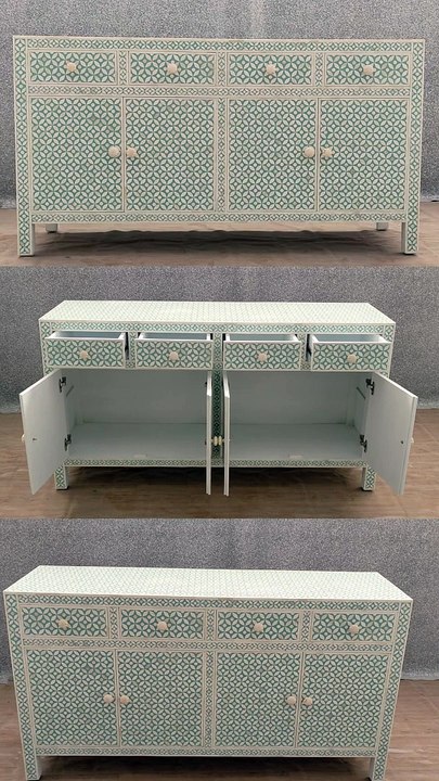 Contemporary Classics Optical Bone Inlay Sideboard