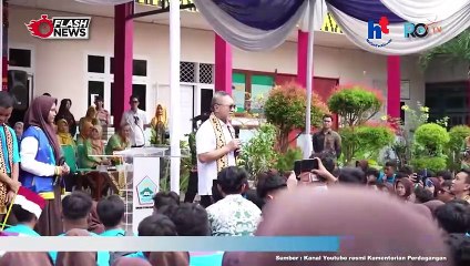 Zulkifli Hasan Sosialisasi Kecintaan Produk Dalam Negeri kepada Para Pelajar di Lampung