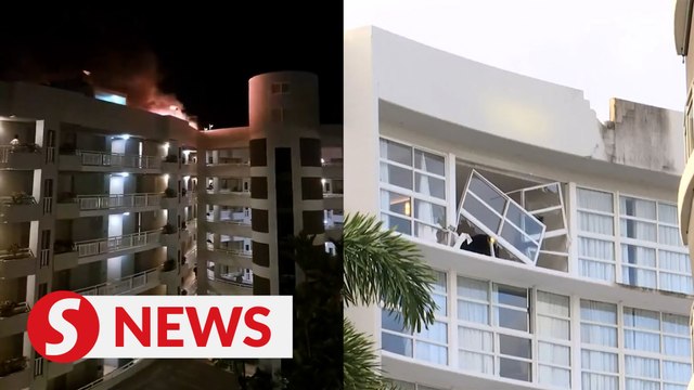 Helicopter crashes into hotel roof in Australian resort town, killing pilot