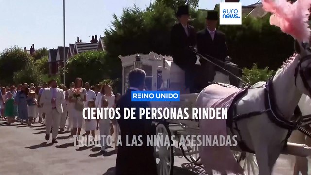 Primer funeral por las niñas asesinadas en una clase con temática de Taylor Swift en Reino Unido