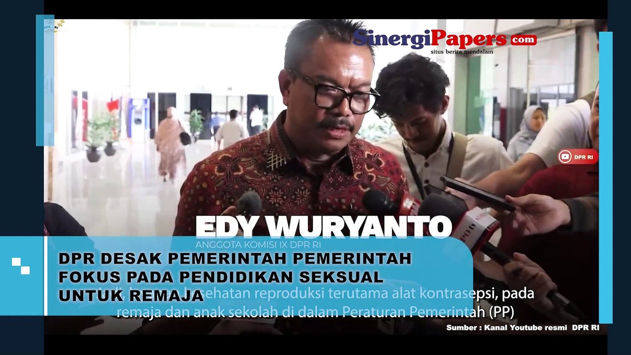 DPR Desak Pemerintah Fokus Pada Pendidikan Seksual Untuk Remaja