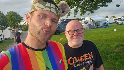 Couple sold everything they own to travel the UK in a motorhome - with their dogs