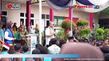 Zulkifli Hasan Sosialisasi Kecintaan Produk Dalam Negeri Kepada Para Pelajar di Lampung