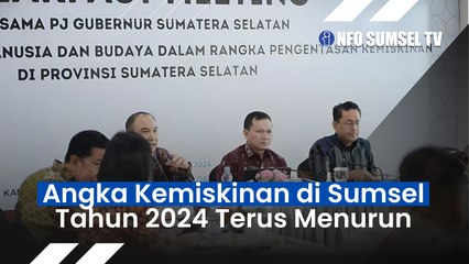 Inilah Upaya Pemprov Sumsel untuk Menekan Angka Kemiskinan, Pj Gubernur Elen Setiadi Tegaskan Soal Ini Isu Pembangunan Manusia