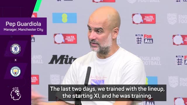 Guardiola confirms Grealish an injury doubt for Premier League opener