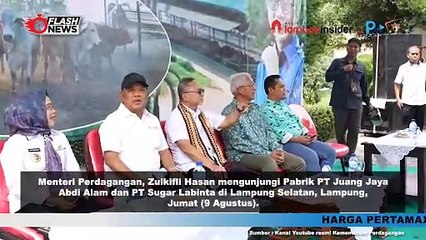 MENDAG RI KUNJUNGAN KE PELAKU INDUSTRI DI LAMPUNG SELATAN