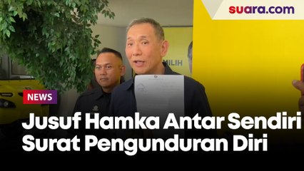 Pakai Tulisan Tangan, Jusuf Hamka Antar Sendiri Surat Pengunduran Diri Ke Kantor DPP Golkar