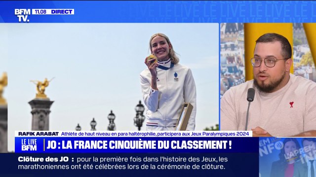 C'est mes premiers Jeux, les faire à domicile, c'est un rêve , déclare Rafik Arabat, athlète en para haltérophilie aux Jeux paralympiques