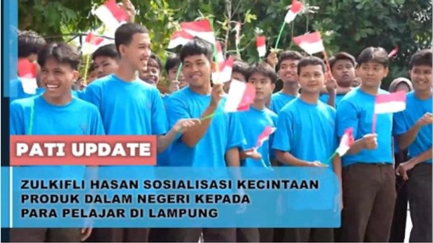 Sosialisasi di Lampung, Zulkifli Hasan Ajak Pelajar untuk Dukung Produk Buatan Indonesia