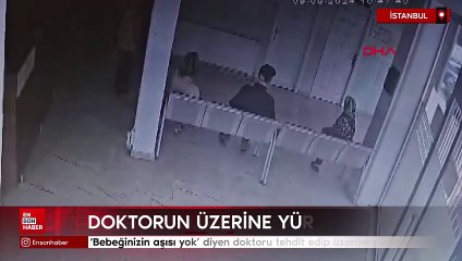İstanbul'da doktoru tehdit edip üzerine yürüdü
