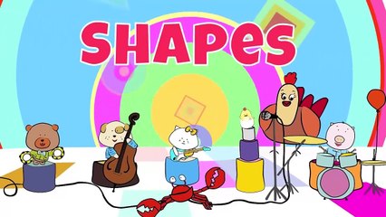 Shapes song for kids | The Singing Walrus