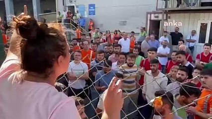 Zam isteyen işçiler işten atıldı!