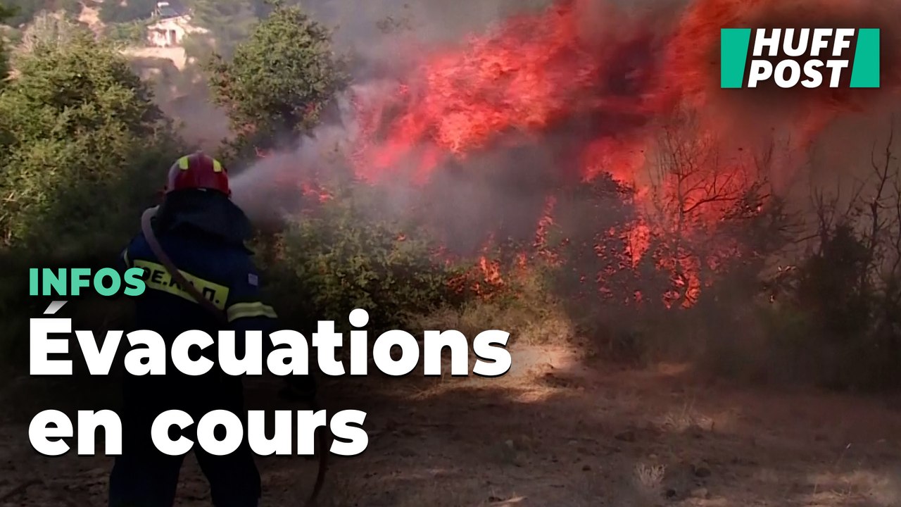 Incendies en Grèce : les évacuations se multiplient près d’Athènes